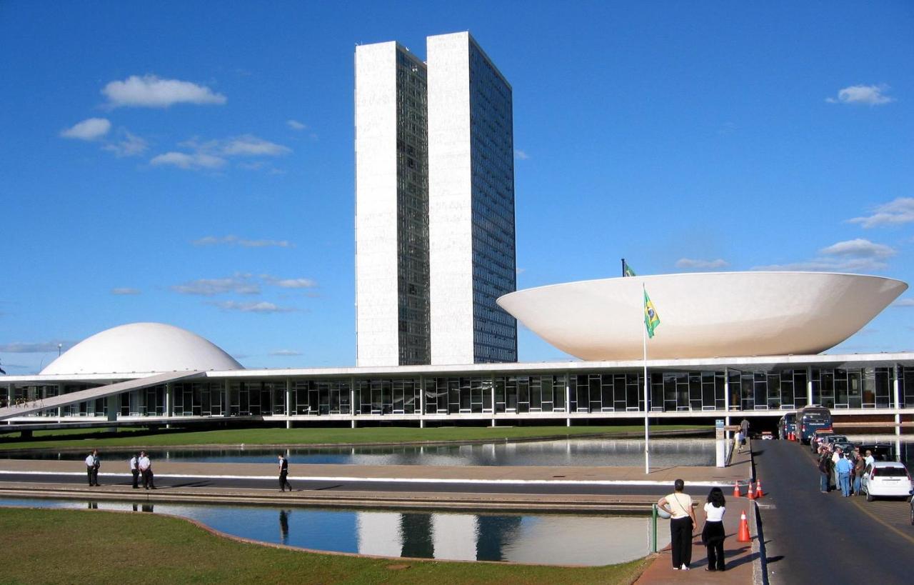 V1005 Flat 10º Andar Com Vista Para Esplanada Brasilia Bagian luar foto